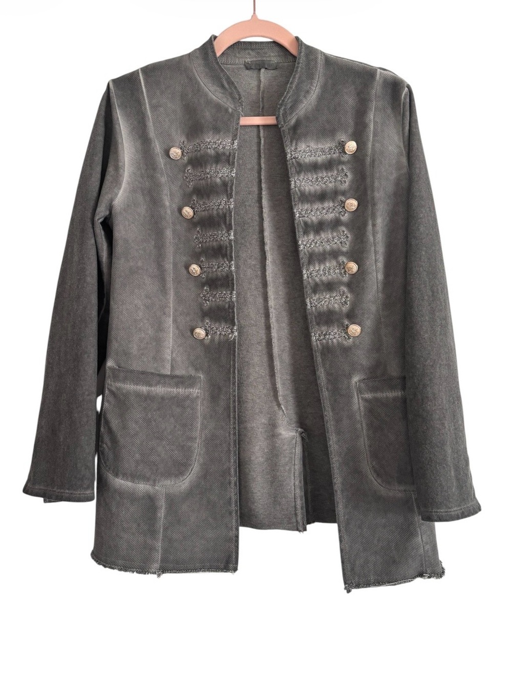 Made in Italy Cotton Lightweight Military Jacket